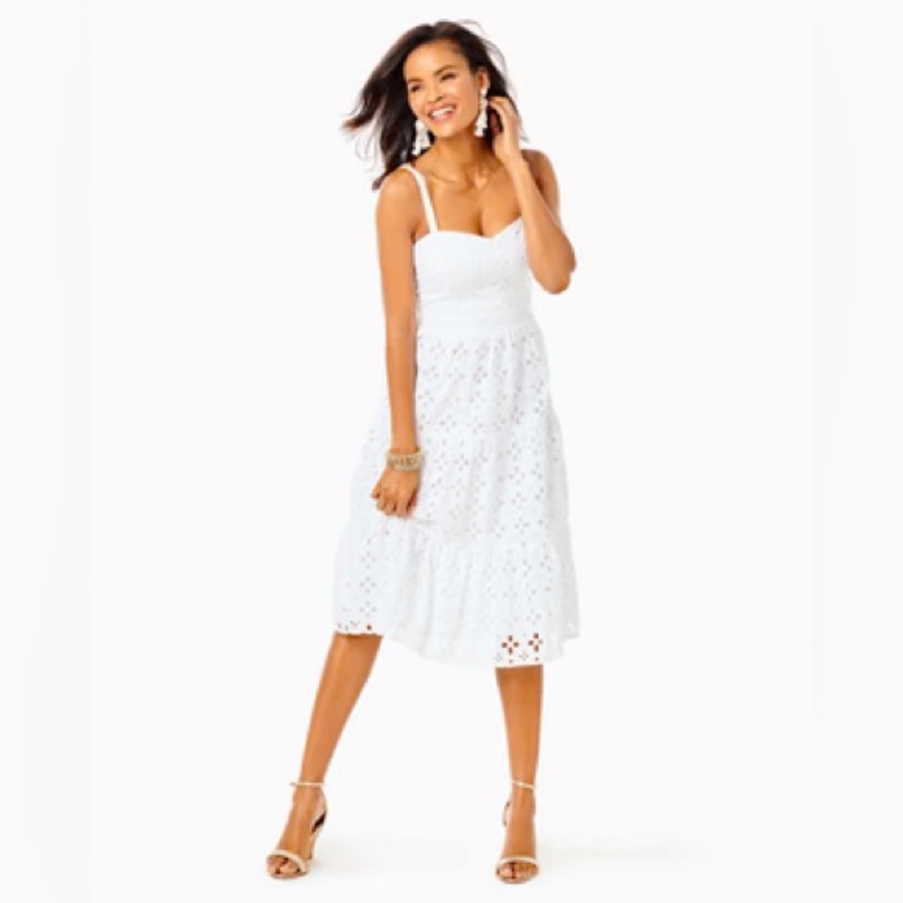 NWT Lilly Pulitzer Majorie Eyelet Dress